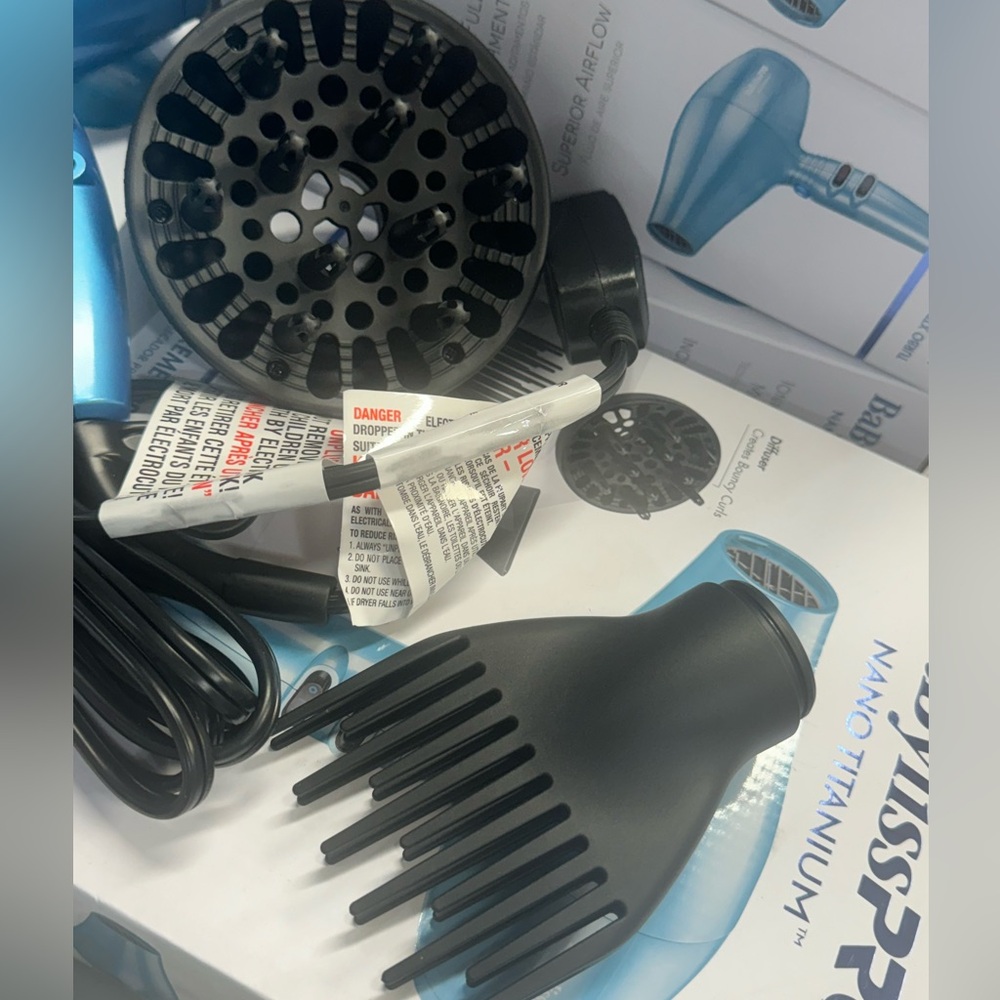 BaByliss PRO Nano Titanium Xtreme Hair Dryer Turbo Professional Dryer New - Picture 4 of 8